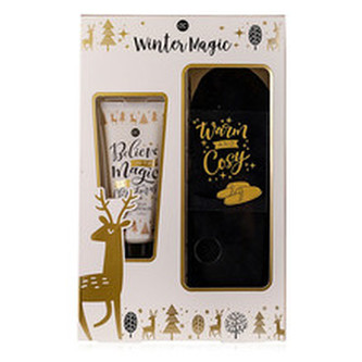 Accentra Dárková sada péče o nohy s pantoflemi Winter Magic woman