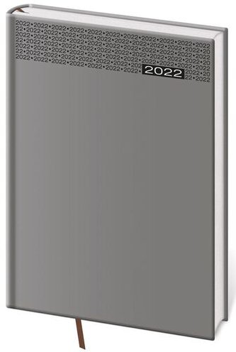 Diář 2022 Gommato - šedý, týdenní, A5