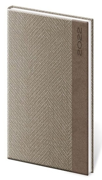 Diář 2022 týdenní kapesní Procida - béžová