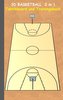 3D Basketball 2 in 1 Taktikboard und Trainingsbuch
