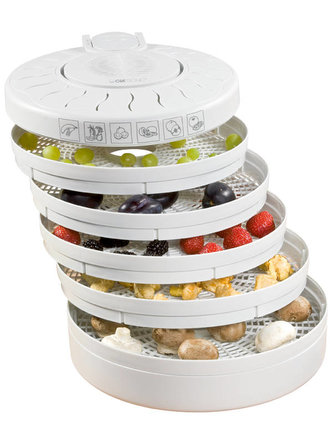 Sušička ovoce Clatronic, DR 2751, základna + 4 patra, cirkulace vzduchu, 250 W