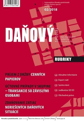 Daňový špeciál 2-2018