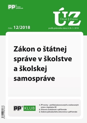 Úplne znenia zákonov 12-2018