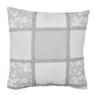 Povláček krepový - patchwork sv.šedý - 45x60cm