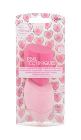 Real Techniques Miracle Complexion Sponge houbička na tekutý make-up Miracle Complexion Sponge 1 ks + houbička na pudrový make-up Miracle Powder Sponge 1 ks