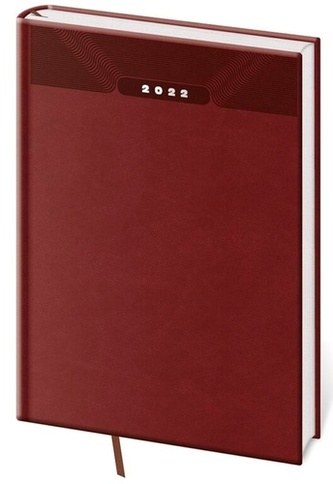 Diář 2022 týdenní A5 Print - anglická červená