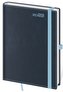 Diář 2022 denní A5 Double Blue s poutkem na propisku