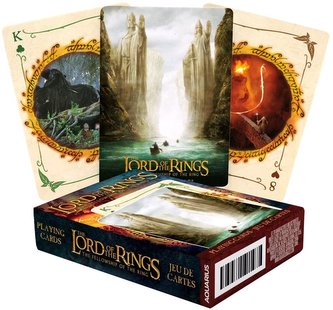 Hrací karty Lord of the rings|Pán prstenů: The Fellowship of the Ring 54 karet (6 x 9 x 2 cm)