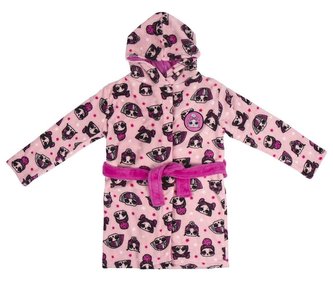 Dětský župan L.O.L. Surprise: Dolls (5 let) růžový polyester