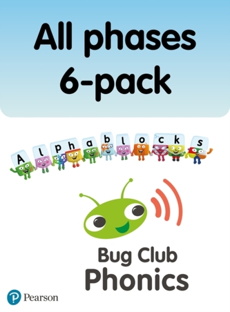 New Phonics Bug and Alphablocks All Phases 6-pack