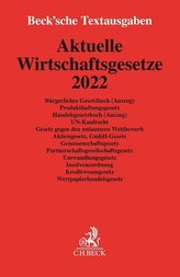Aktuelle Wirtschaftsgesetze 2022