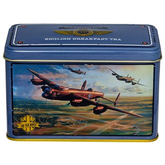 New English Teas čaj plechovka RS87, 40 sáčků, LANCASTER BOMBER, NET
