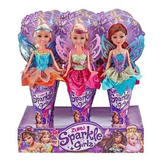 Víla Sparkle Girlz s křídly v kornoutku