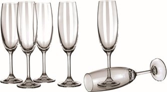 Sklenka na sekt 210 ml 6 ks Leona