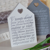 Domeček - Naše rodina (bílá)