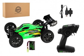 Auto RC Buggy Bonzai Jubatus terénní 30cm plast zelené  2,4GHz na bat.+2xdob. pack v krab. 40x14x21 Auto RC Buggy Bonzai Jubatus terénní 30cm plast zelené  2,4GHz na bat.+2xdob. pack v krab. 40x14x21