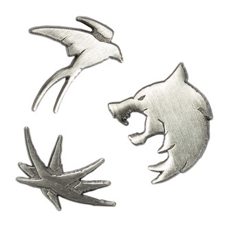 Sada odznaků Zaklínač - Trinity