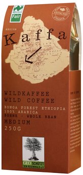 Bio zrnková divoká káva Kaffa střední, 250 g