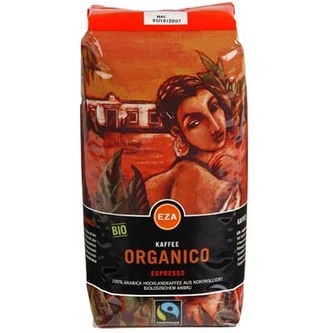 Eza Bio zrnková káva Organico Espresso, 500 g