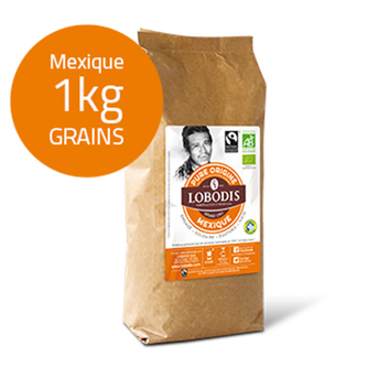 Lobodis Bio zrnková káva z Mexika, 1000 g