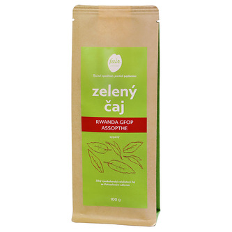 Fairobchod Zelený čaj Rwanda GFOP Assopthe sypaný, 100 g