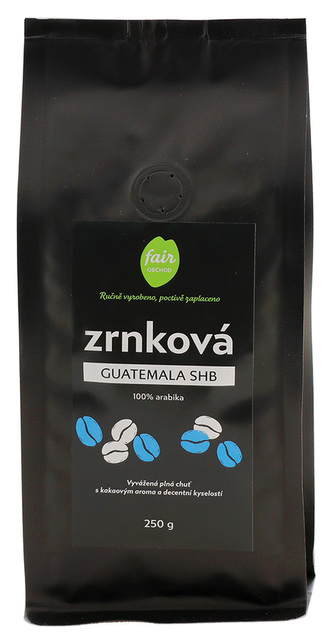 Fairobchod Zrnková káva Guatemala SHB, 1000 g