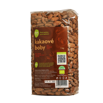 Fairobchod Bio pražené kakaové boby celé, 1 kg