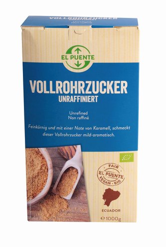El Puente Bio nekrystalizovaný třtinový cukr z Ekvádoru, 1 000 g