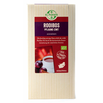 El Puente Bio Rooibos se skořicí a švestkovým aroma, 120 g
