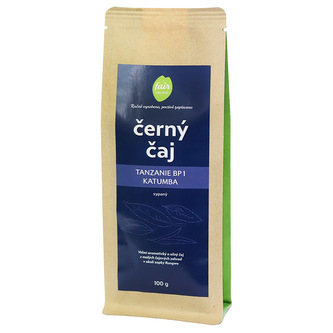 Fairobchod Černý čaj Tanzanie BP1 Katumba, větší balení Hmotnost: 250 g