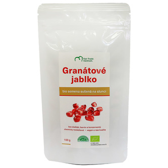Fairobchod Bio granátové jablko, semínka sušená na slunci, 100 g