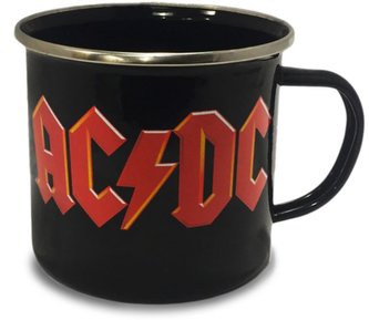Smaltovaný hrnek AC/DC: Logo (objem 400 ml)