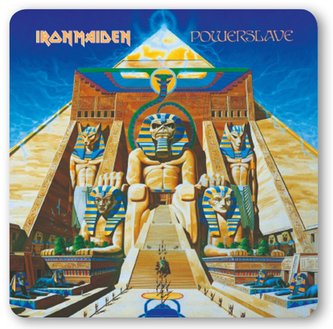 Tácek pod sklenici Iron Maiden: Powerslave (10 x 10 cm)