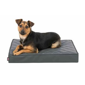 Zdravotní polštář SANTO, syntetická kůže, 80x60cm, šedá - DOPRODEJ