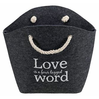 POLLY odpočívadlo pelíšek, plstěná látka 50x38x20 cm šedé - DOPRODEJ