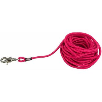 Stopovací vodítko kulaté, vypouštěcí karabina - fuchsia - S-L:10m/6mm