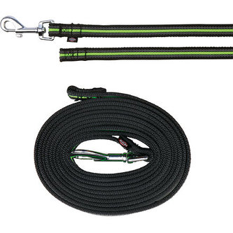 FUSION stopovací vodítko pásek 3 m/17 mm, černo-zelený - DOPRODEJ