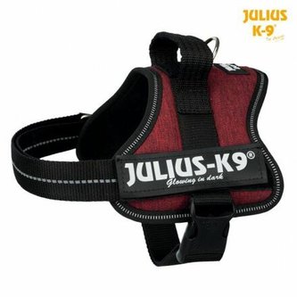Julius-K9 silový postroj Minii/M 51-67 cm,  - bordó DOPRODEJ