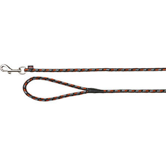 Mountain Rope trekové vodítko 15 m/8 mm černo/oranžové - DOPRODEJ