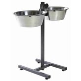 Psí bar, výška 60cm, 2x miska 4,5l/28cm