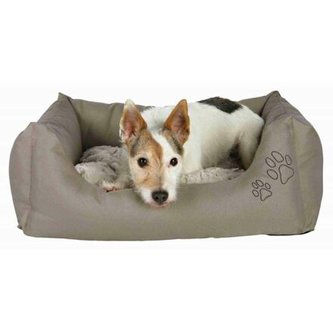 Pelech DRAGO COSY 90 x 80 cm, tmavošedá/béžová - DOPRODEJ