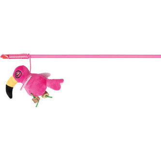 Udička s plyšovým tukanem s nožkami z Matatabi dřeva, 50cm - DOPRODEJ