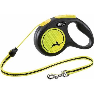 Flexi NEON REFLECT M šňůra 5 m, max. 20 kg