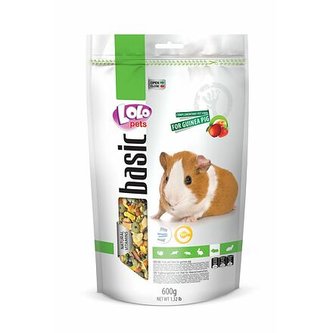 LOLO BASIC ovocné krmivo pro morčata 600 g Doypack