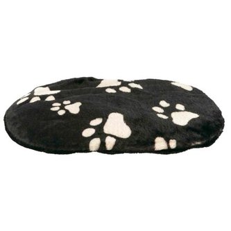 Plyšový polštář JOEY, černý - DOPRODEJ - 44 x 31cm