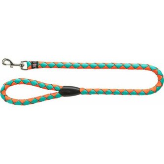 Vodítko CAVO kulaté - papája/oceán - S-M:1,00m/12mm