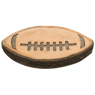 Rugby, hračka pro psy kůže/vlna, 20cm