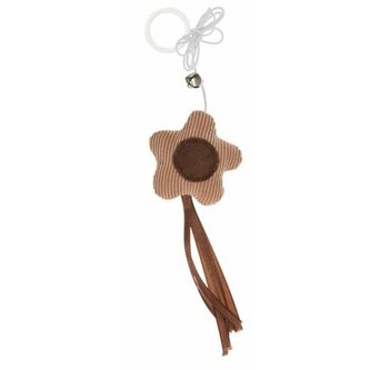 Kytka s třásněmi a roličkou na šňůře, 6cm/65cm - DOPRODEJ