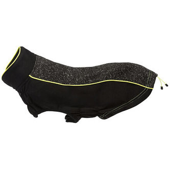 Pulover Hudson, černá/šedá - DOPRODEJ - XS:30cm, hruď:40cm, krk:34cm