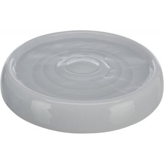 Keramická miska na vodu, 0.2 l/ø 18 cm, šedá